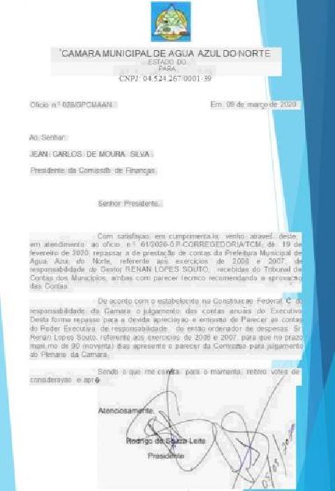 Ofício N.º 028/gpcmaan Ofício N.º 028/gpcmaan